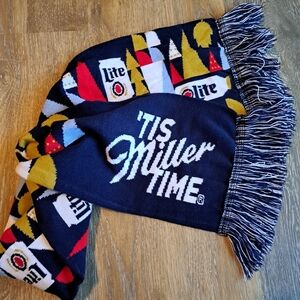 Miller Lite Scarf With Fringe Unisex